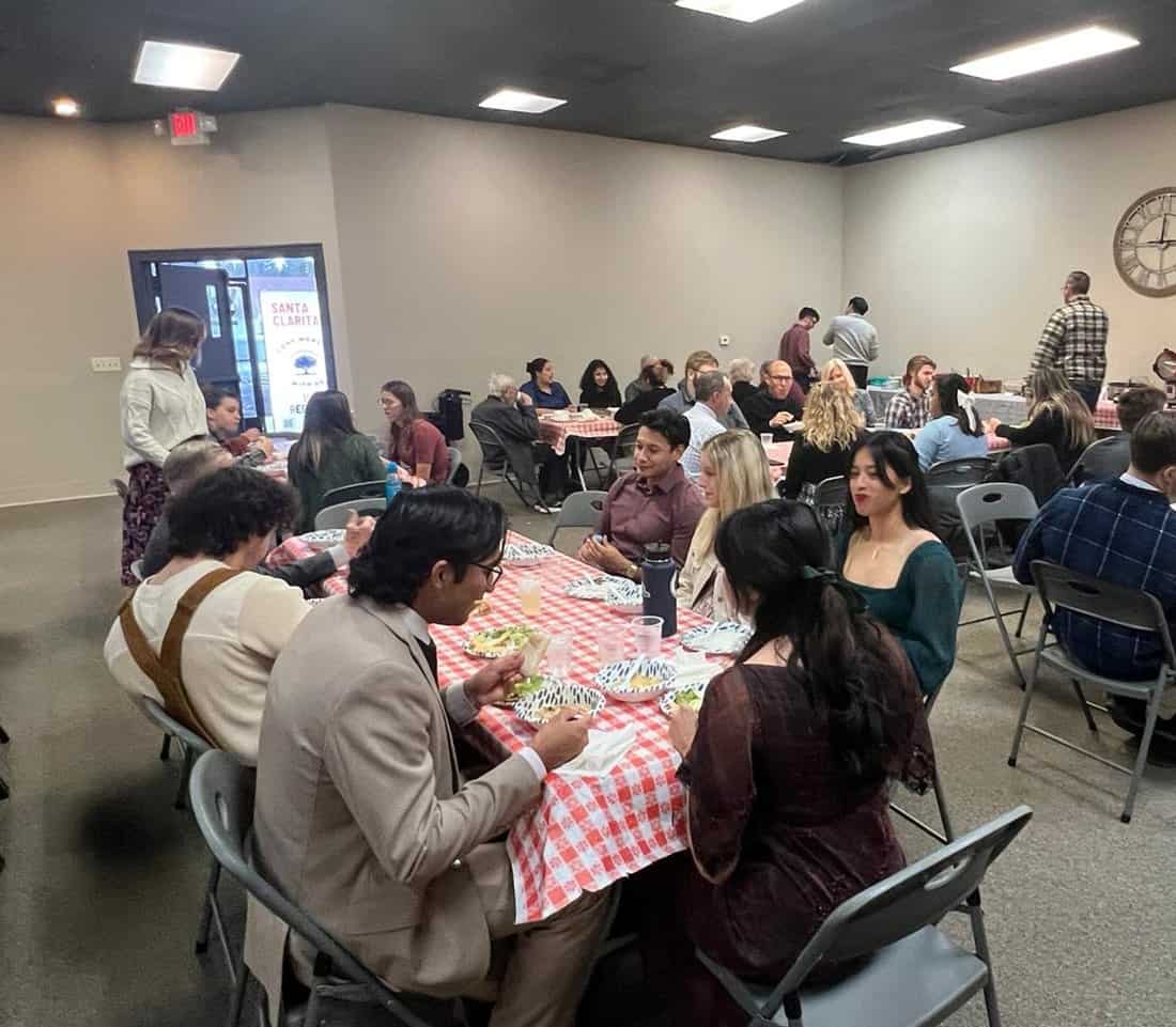 Potluck meal